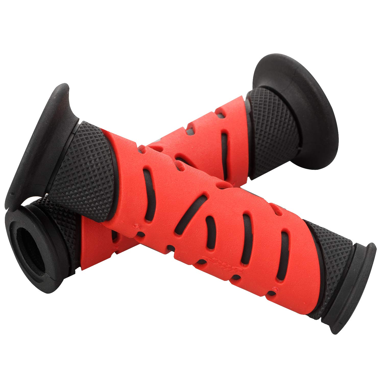 

Daytona PROGRIP Motorcycle for Diameter 719 98043 Grips, 125mm, 22.2mm Handlebars, Anti-Vibration Gel, Type, Black/Red,