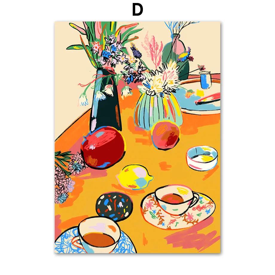 

Винтажная абстрактная линия женщина цветок современная галерея настенные художественные принты холст картины скандинавские постеры картинки для декора гостиной 60x90cm No Framed