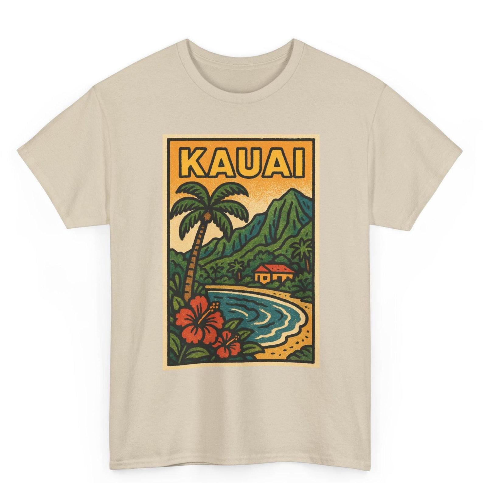 Kauai T-Shirt Unisex: Retro Hawaii Tee S