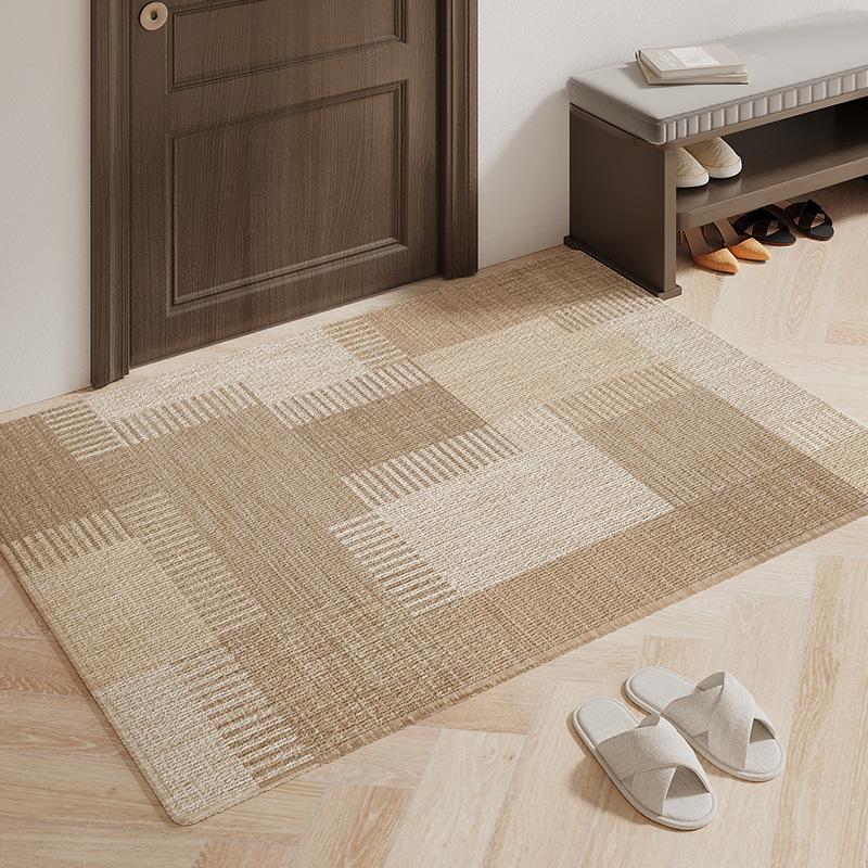 Entrance Door Mat Household Door Mat Anti Slip and Dirt Resistant Entrance Foyer Carpet