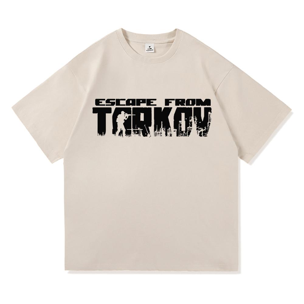 2025 Hot Game Escape From Tarkov TShirt Fashion Menwomen Clothing Harajuku High Quality Tops Cotton TShirts Vintage Male Tees