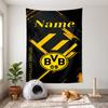 BVB (1) Personalisierbare Namens-Dekorations-Wandteppich, ideale Wahl für die Wanddekoration in Schlafzimmern, Wohnzimmern, Studentenwohnheimen und Zuhause