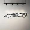 Wrought Iron Racing Car Silhouette Wall Art, Metal Sculpture for Home Decor, Garage Man Cave Gift, Outdoor Garden Decoration