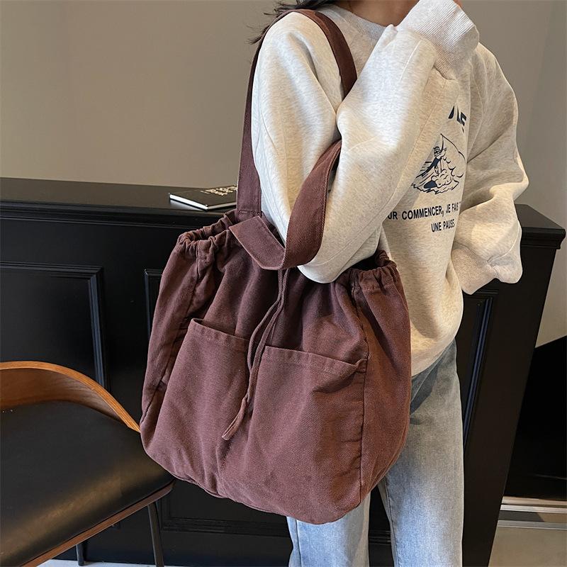 Sac à bandoulière grande capacité Sac à main Étudiant Classe Commuter Sac cabas