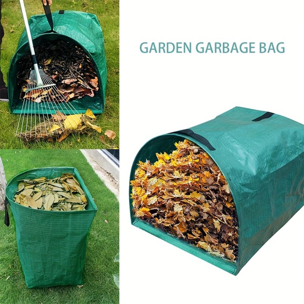 Garden Leaf Bag 200L Yard Dustpan Collection Leaf Bag, Yard Garbage Bag, Garden Leaf Debris Garbage Bag