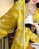 Autumn 2024 Yellow Zen Style Tang Jacket for Women