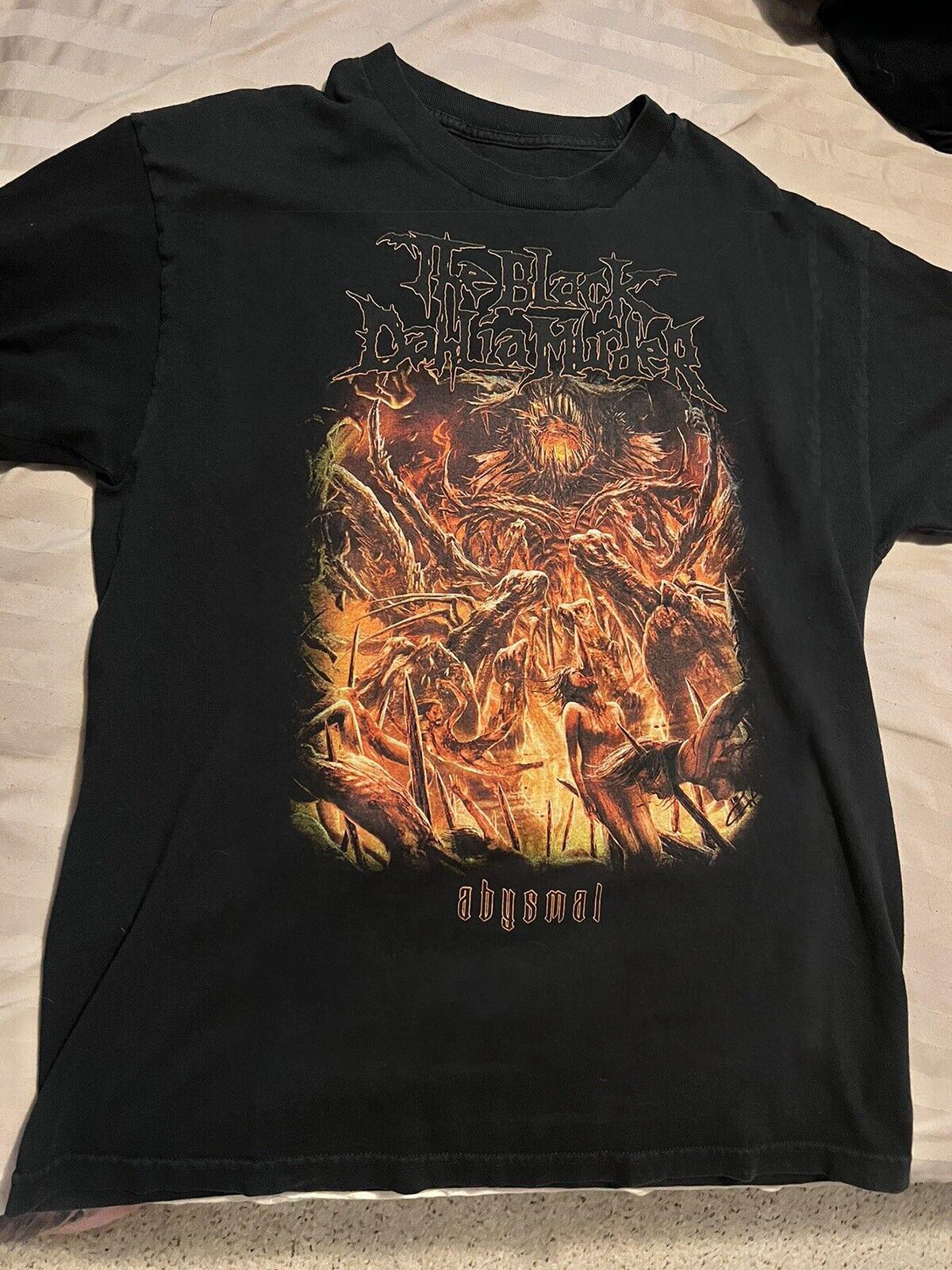 

Футболка унисекс, 100% хлопок, с символикой тура The Black Dahlia Murder Abysmal, UB226 2XL