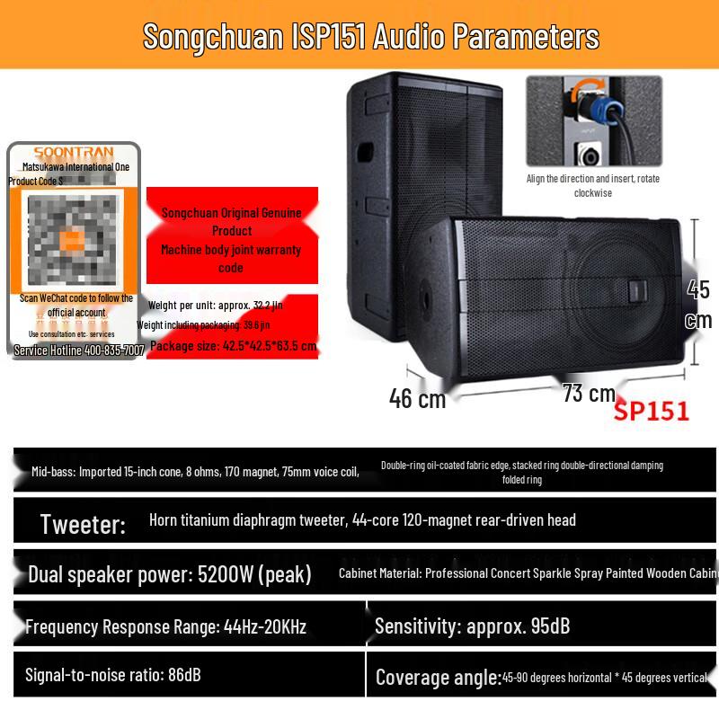 Songchuan International SP101 Home KTV Professional Audio System CN plug (adapter included)