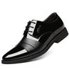 Lace Up Oxfords Shoes Social Shoe Male Business Men's Formal Official Leather Casual Elegant and Classic Footwear Gentleman Suit