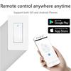 Alexa US Standard WiFi IP66 Rated PC 10A Touch Control Wall Light Button Switch Full House Coverage for Smart Home Device
