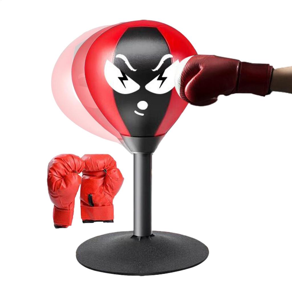 Desk Punching Bag Heavy Duty Desk Boxing Ball for Rage Relief Punch Suction Cup Ball for Mood Relief Anger Management Funny Toys