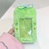Cute Four-Leaf Clover Cherry Blossoms Card Cover Campus Bus Meal Card Cover Simple Card Protective Cover Student Card Holder