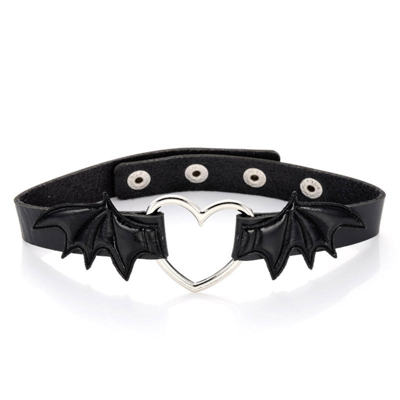 2pcs Animal Costume Set Bat Wings Headband Choker Set Kids Fancy Costume Kit Cartoon Accessories for Halloween Party