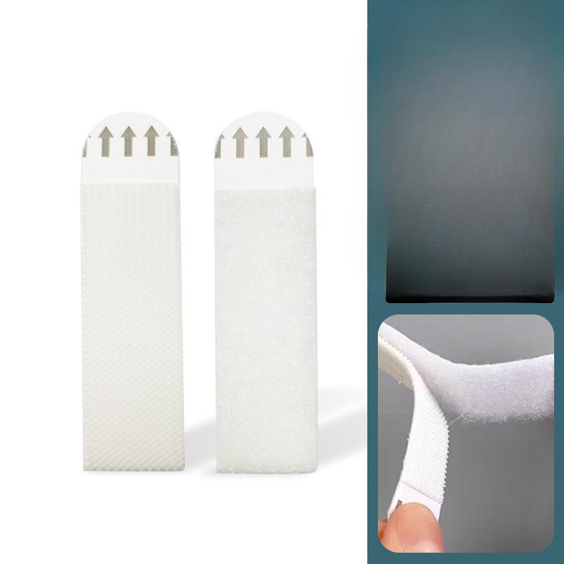 

Painting Hanging Magic Tool No Need for Drilling Wedding Photo FrameWall Nail Magic Buckle Seamless Adhesive Velcro 16*7.0cm [12 pairs]