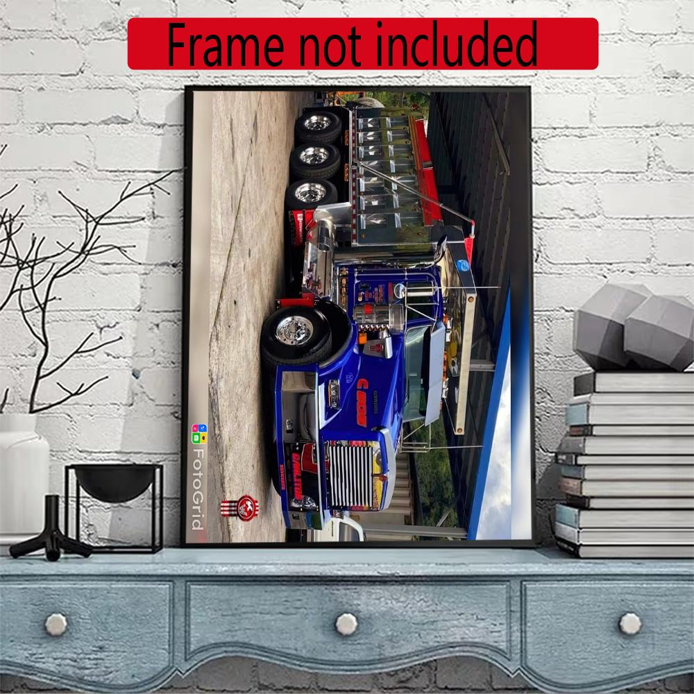 Kenworth 5D Diamond Painting Round Diamond Rhinestones Mosaic Diamond Embroidery Wall Paintings Rhinestones Gift Frameless