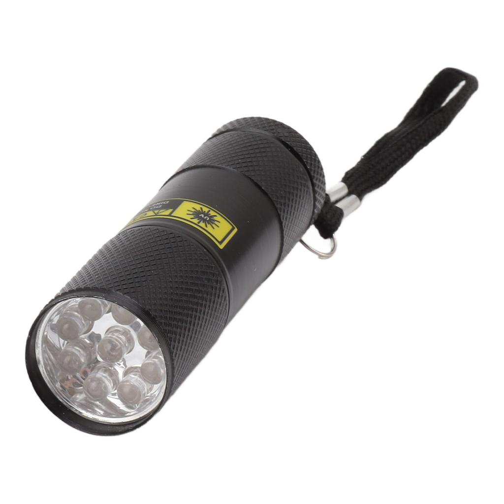 Küçük UV El Feneri 9 Led 395nm Mor Işık El Feneri Mini Evcil Hayvan İdrar Dedektörü Işığı Köpek Kedi için