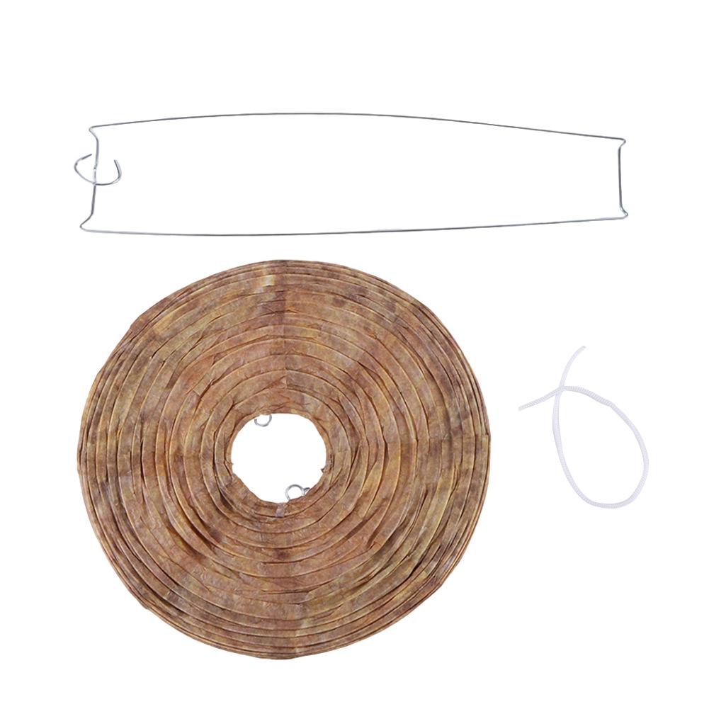 Wasp Nest Decoy 28x22cm Hanging Wasp Nest Non-Toxic Outdoor Fake Wasp Nest Wasp Deterrent Lantern Home Yard Supplies жёлтый