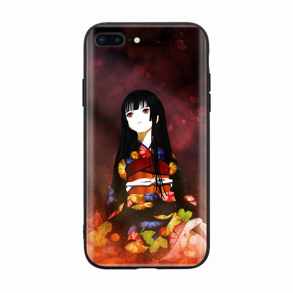 Black Case for Xiaomi Redmi 13C Note 9 iPhone XR 7 8 14 15 11 12 13 X XS Pro Max Samsung A25 S23 S24 FE Ultra Plus Hell Girl