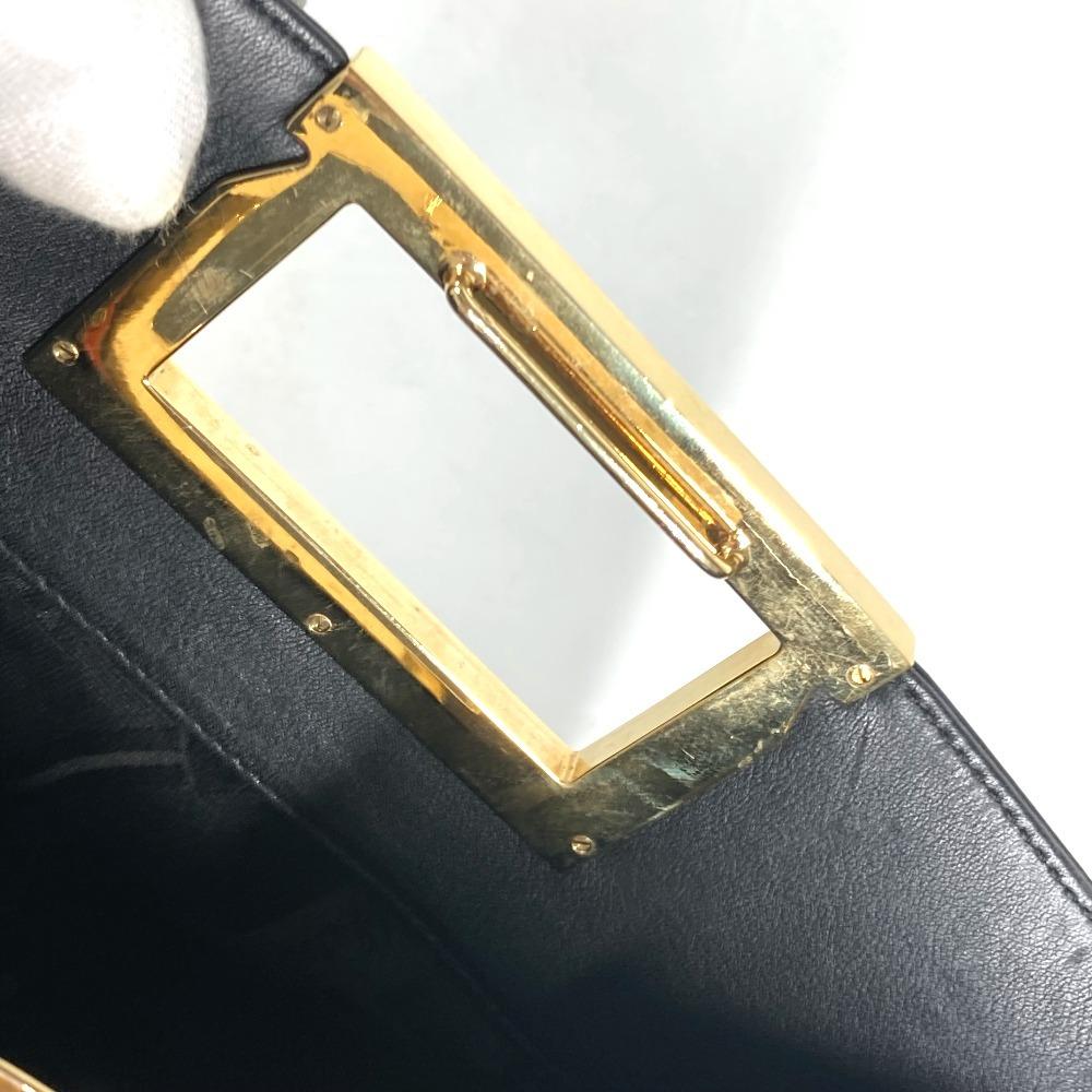 Salvatore Ferragamo Logo metal handle 2-way bag Handbag Shoulder Bag