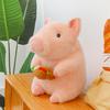 Pig Hamburger Doodle Doll Plush Toy Girl Child Sooth Cute Greedy Doll Gifts
