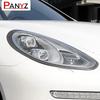2 Pcs Car Headlight Protective Film Smoked Black Tint Wrap Vinyl Transparent TPU Sticker For Porsche Panamera 970 2014 2015 2016