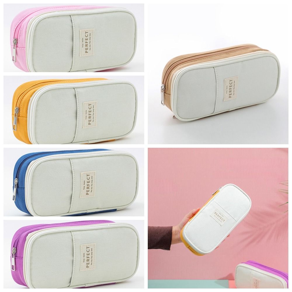 

Large Capacity Pen Organizer Japanese And Korean Style Pen Pouch Pen Contaioner Stationery