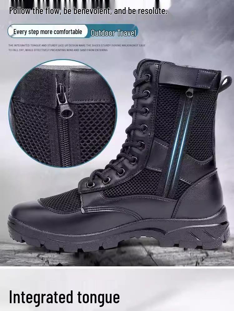 Unisex atmungsaktive Wanderschuhe mit weicher Sohle und Sicherheitsmerkmalen: Hoher Schnitt, Leicht, Mit Samt für Herbst & Winter.