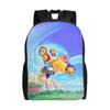 K-Kirbys Laptop-Rucksack Damen Herren Mode Buchtasche für College Schule Studenten Cartoon Tasche