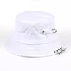 Hat female personality embroidered bucket hat sun hat female visor hat versatile hat male sunscreen basin hat
