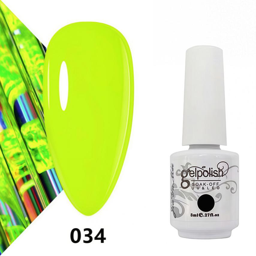 Amber Gel Polish Set: Gel Polish Manicure Kit with Whitening, Base Coat, and Sealer.