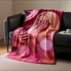 Pink Retro Chic Blanket for All Seasons Blanket Lunch Break Throw Gift
