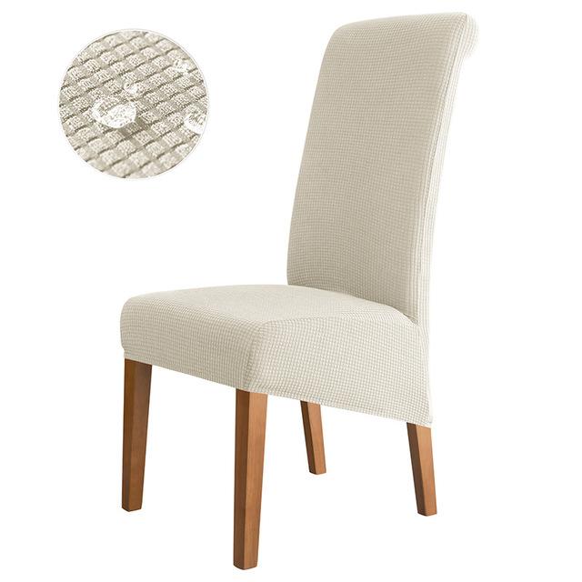Water Resist King Back Chair Cover For Dining Room Kitchen Wedding Home Use Xl Size Chair Covers Anti -Dirty Home Use Decor Seat Protectors