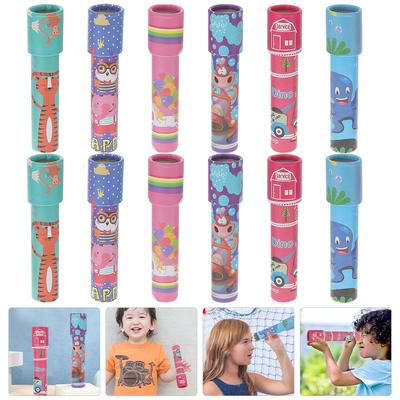 10 Stück Kaleidoskop, tragbares Papierkaleidoskop, dekoratives Spielzeug, Kinder lernen, Kinder erkunden das Geschenk, beobachten für lustige