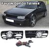 1 Pair Fog Light for Golf MK4 TDI 1999 2000 2001 2002 2003 2004 Front Bumper Grille Halogen Fog Lamp with Wiring Car Auto Parts