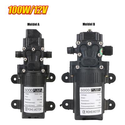 Landwirtschaftliche 12V 220V elektrische Wasserpumpe 130PSI Membran Wasserspray DP-537 5,5 l/min selbstansaugende Mikro-Hochdruck