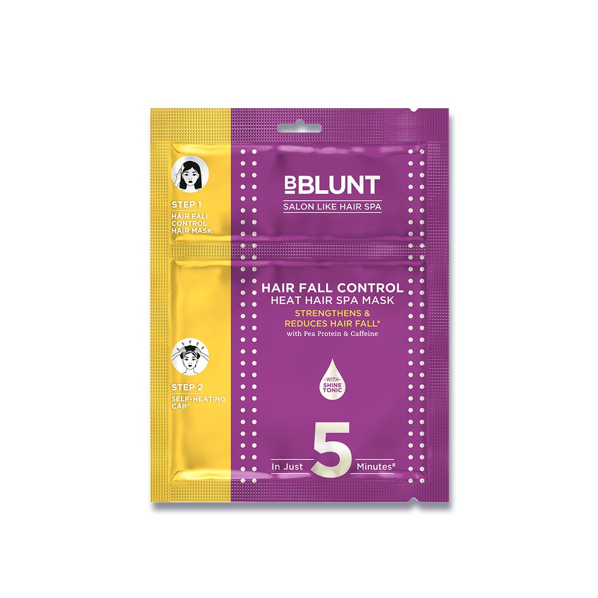 BBLUNT Hair Fall Control Heat Hair Spa Mask 70 g for Salon-Like Hair Strength & Shine
