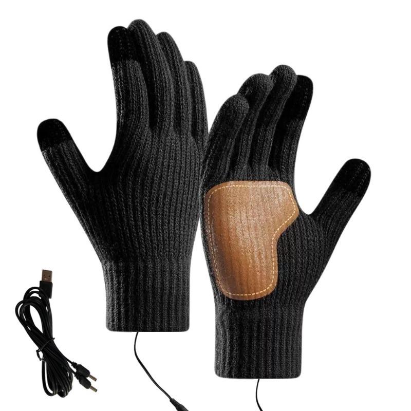 Heated Gloves Winter Adult Child Heated Gloves Warm Waterproof Motorcycle Rechargeable Heating Thermal Gloves for Snowmobile