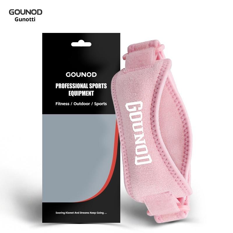 

1/2PCS Running Knee Pads with Pressured Cowhide Patella Belt, Absorbs Shock, Anti-Meniscus, Perfect for Staying Fit and Riding 1PCS рожевий