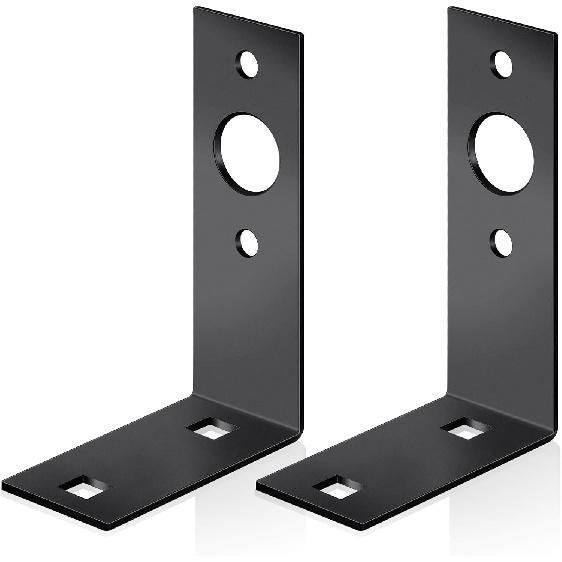 Dunzy 2 Pcs Galvanized Trailer Light Brackets Mounting L Shape Tail Light Bracket For Boat Utility Trailer Parts Accessories, 4.5 X 3 X 1.5 Inch