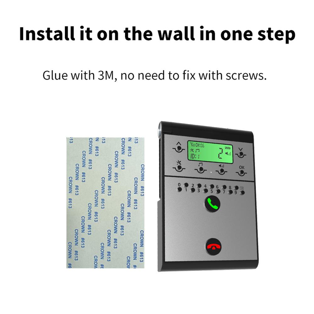 Wireless Intercom System Smart Digital Voice Calling Machine Wireless Office Intercom Machine Telephone Intercom