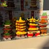 HUIQIBAO Moc City Street View Mini Building Blocks DIY City Commercial Street Coffee Shop Puzzle Toys Home Ornaments Decoration