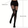 Sexy Women's Long Fishnet Stockings Fish Net Lrregular splice Web Pantyhose Lingerie tights Thigh High Stocking