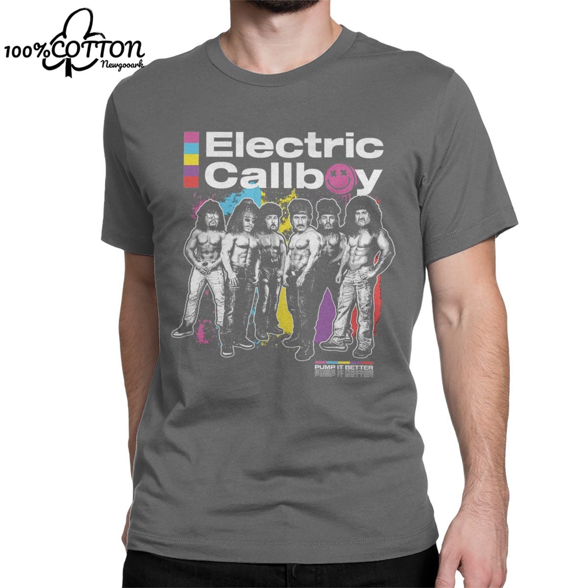 

LE Electric Callboy Tour T Shirt Men Women Pure Cotton Casual T-Shirts Round Neck German Music 4XL