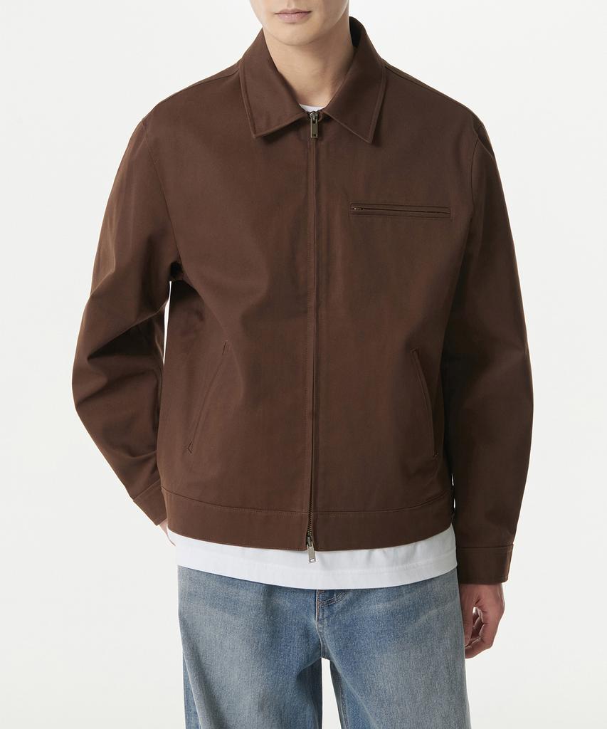 Musinsa Standard Heavyweight Cp Work Jacket [Baroque Brown]