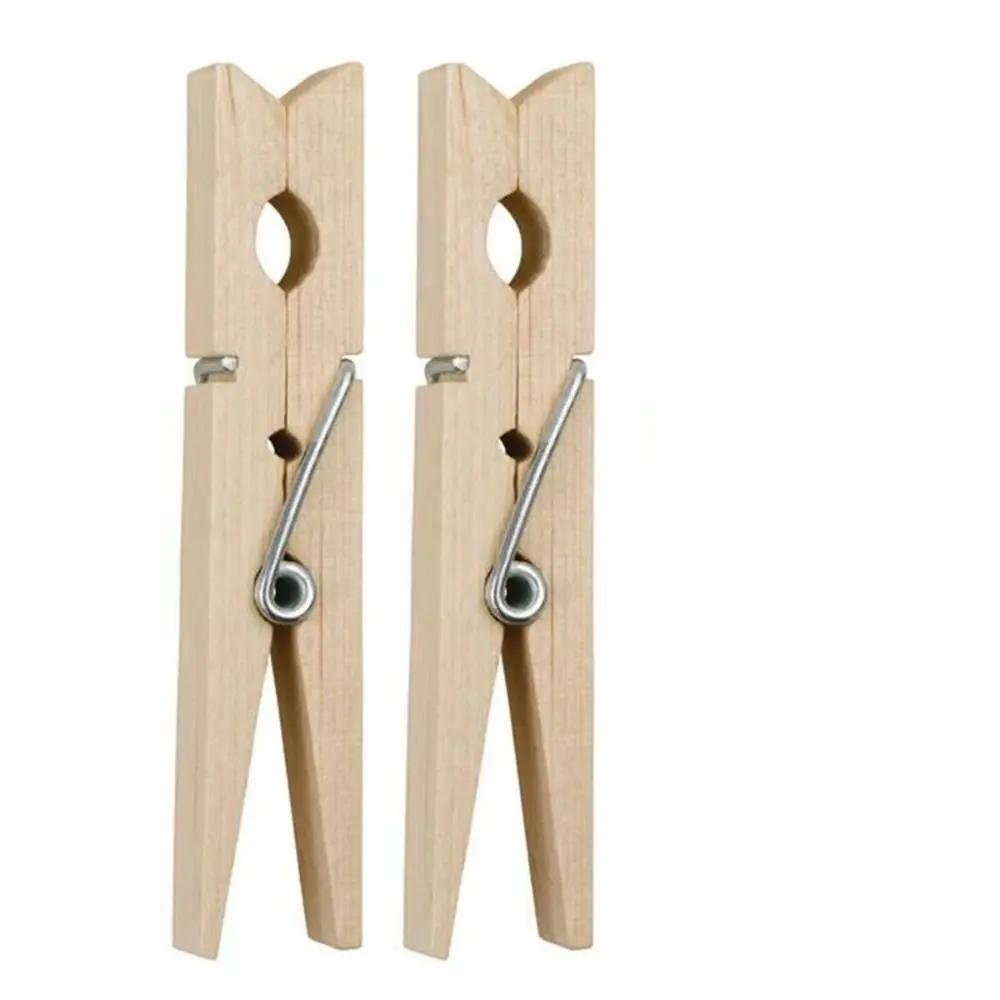 Multiufunction 72mm Long Wedding DIY School Party Photo Clips Clothes Pegs Craft Decoration Clothespin