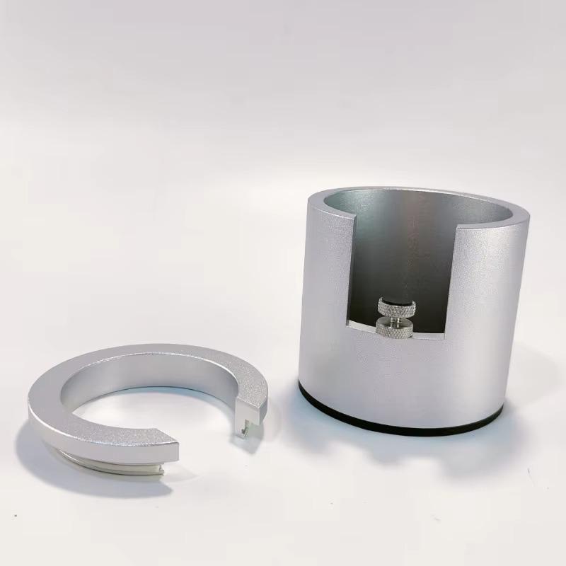 Coffee Tamping Station Base Aluminium Alloy Adjustable Height Tamping Station Base for 51mm/53mm/58mm Portafilte Coffee Tools