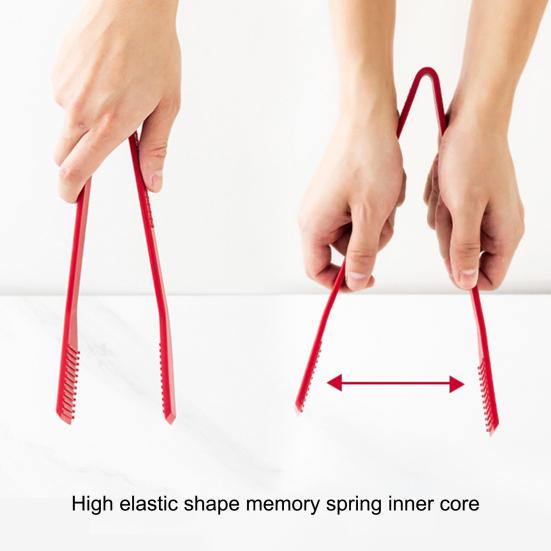 Food Clamp Adjustable Opening Kitchen Utensil Easy To Clean Comfortable Grip Food Tong Convenient Clip Anti-scalding