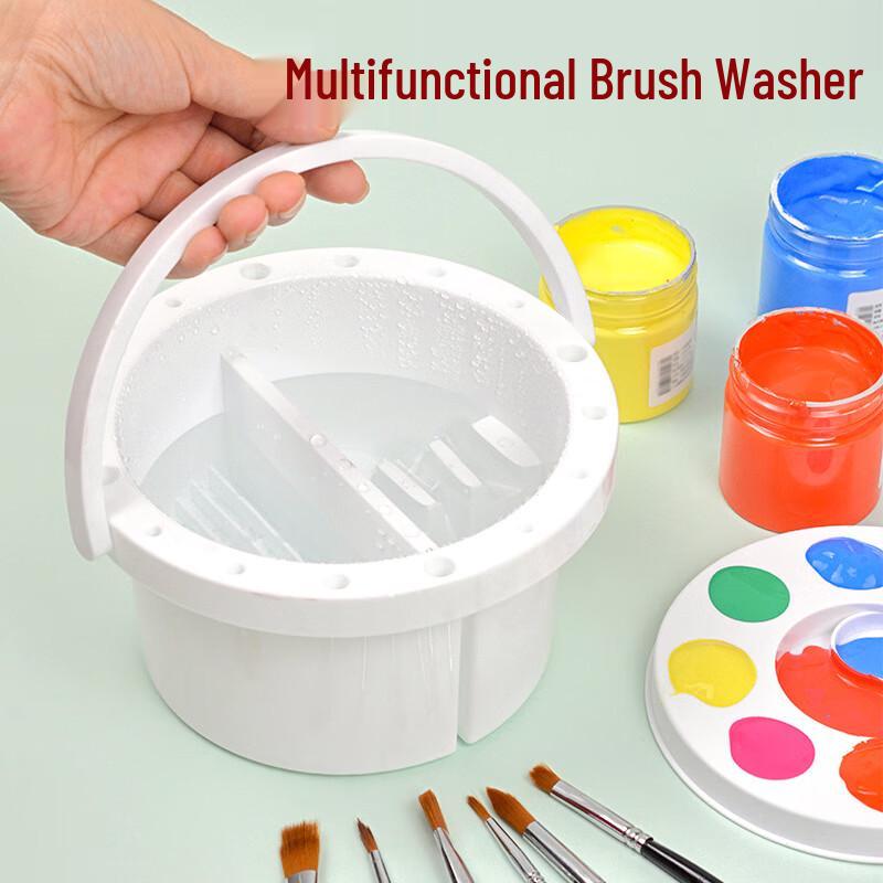BOJIAO Portable 3-in-1 Art Brush Washer & Palette