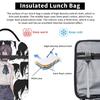 C-Chainsaws Man Reze Insulated Lunch Bag Portable Anime Manga Reusable Thermal Bag Tote Lunch Box Office  Outdoor Girl Boy