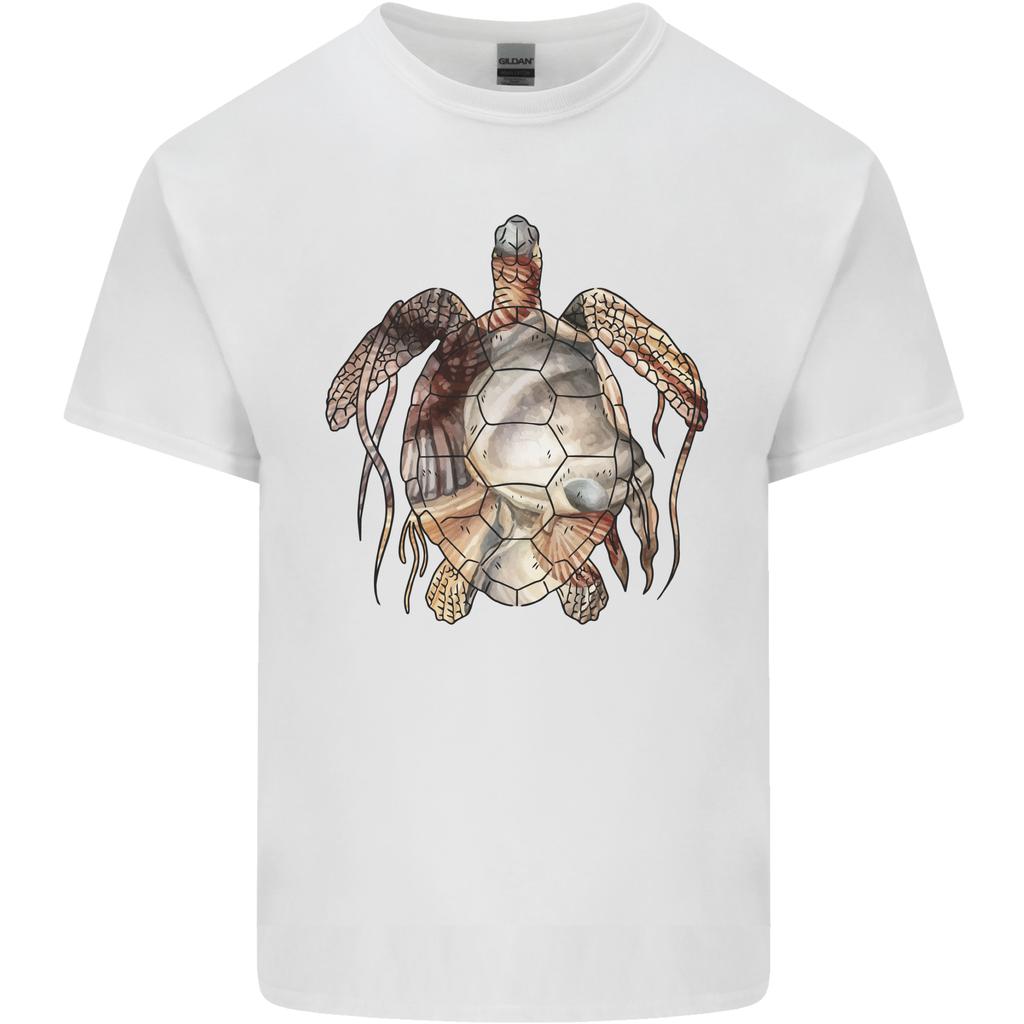 Turtle Art Unisexs Light Cotton TShirt